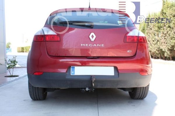 Anhängerkupplung für Renault-Megane Fließheck, 3/ 5-türig, Baureihe 2009-2012 starr