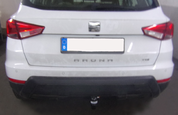 Anhängerkupplung für Seat Arona spez. CNG, nur für Heckträgerbetrieb 2017-2021 Ausf.: V-abnehmbar