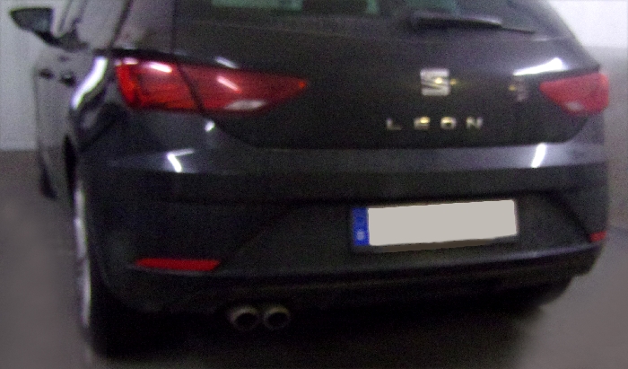 Anhängerkupplung für Seat Leon Fließheck Typ 5F 2017-2019 Ausf.: V-abnehmbar 45 Grad