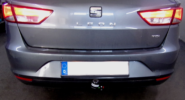 Anhängerkupplung für Seat Leon ST Kombi, mit Elektrosatzvorbereitung 2014-2017 Ausf.: V-abnehmbar