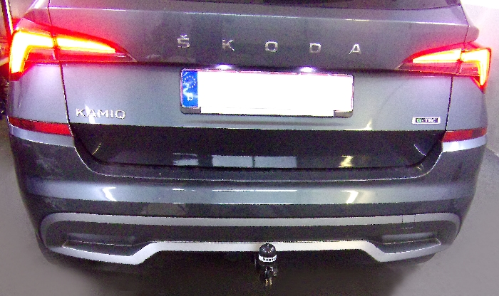 Anhängerkupplung für Skoda Kamiq spez. G-Tec, nur für Heckträgerbetrieb 2019-2023 Ausf.: V-abnehmbar