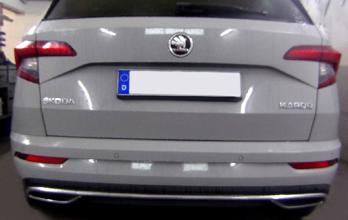 Anhängerkupplung für Skoda Karoq spez. Sportline 2017-2023 Ausf.: V-abnehmbar