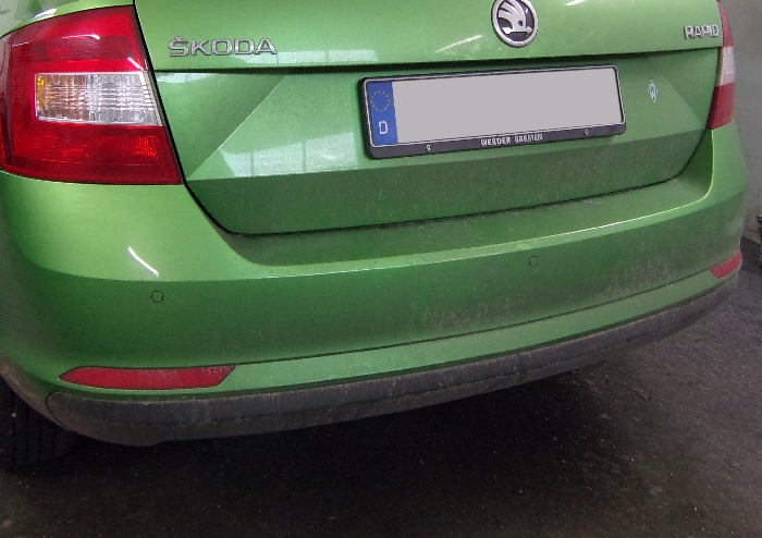 Anhängerkupplung für Skoda-Rapid Spaceback, Baureihe 2015- abnehmbar