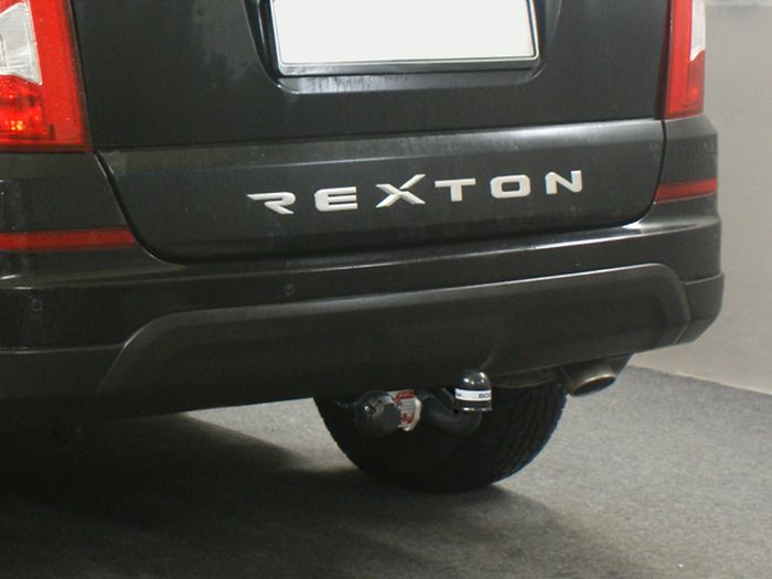 Anhängerkupplung für Ssang Yong-Rexton Typ RJ, ohne Einparksensoren, Baureihe 2006-2012 starr