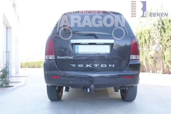 Anhängerkupplung für Ssang Yong-Rexton Typ GAB, Baureihe 2004-2006 starr