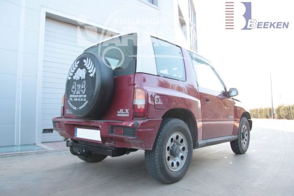 Anhängerkupplung für Suzuki Vitara 3-türig, incl. Cabrio, nicht 2,0-16V, nicht 2,0-24V 1997-2001 Ausf.: starr