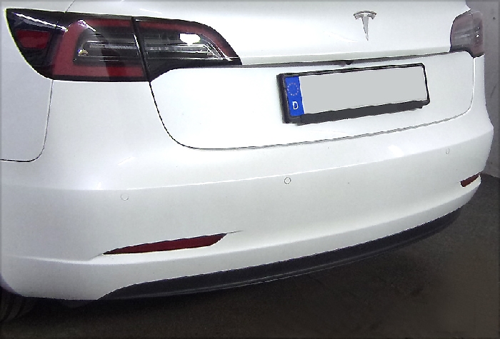 Anhängerkupplung für Tesla Model 3 Heckträgeraufnahme, nur für Heckträgerbetrieb, Montage nur bei uns 2020-2024 Ausf.: V-abnehmbar