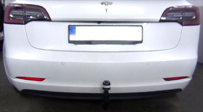 Anhängerkupplung für Tesla Model 3 Heckträgeraufnahme, nur für Heckträgerbetrieb, Montage nur bei uns 2020-2024 Ausf.: V-abnehmbar