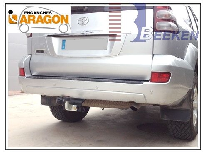 Anhängerkupplung für Toyota Landcruiser 125 (J12), 3-türig 2003-2009 Ausf.: starr