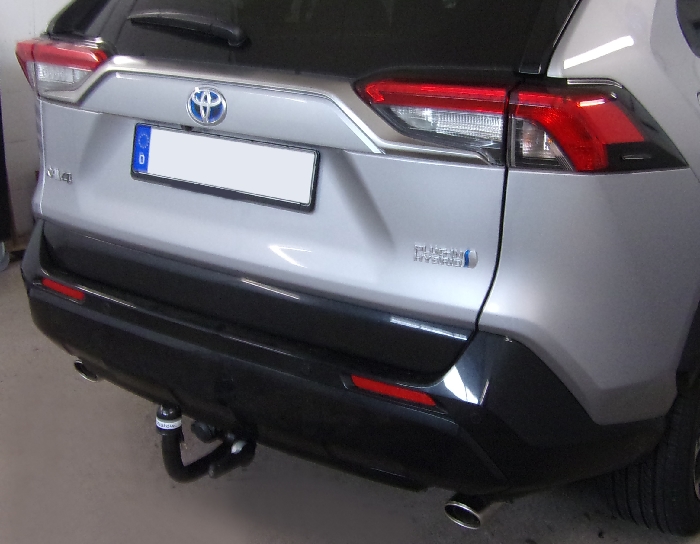 Anhängerkupplung für Toyota-RAV 4 V (XA), spez. Hybrid, Fzg. mit sensorgesteuerter Heckklappe, Baureihe 2019- V-abnehmbar