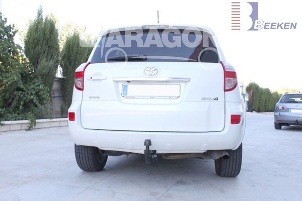 Anhängerkupplung für Toyota-RAV 4 III (XA3) Fzg. m. Nummernschild im Stossfänger, Baureihe 2006-2008 V-abnehmbar