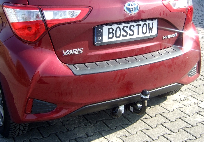 Anhängerkupplung für Toyota Yaris Fließheck, speziell Hybrid, nur für Heckträgerbetrieb 2014-2020 Ausf.: V-abnehmbar