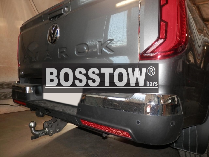 Anhängerkupplung für VW Amarok Pick-up, Fzg. mit Vorbereitung (Zentralstecker hinten links) 2023- Ausf.: abnehmbar
