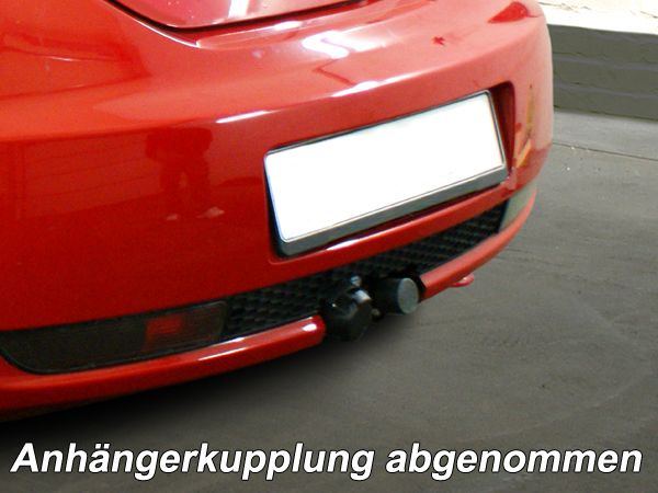 Anhängerkupplung für VW-Beetle incl. Cabrio, nicht für Fzg. mit Parktronic, Baureihe 2005-2011 abnehmbar