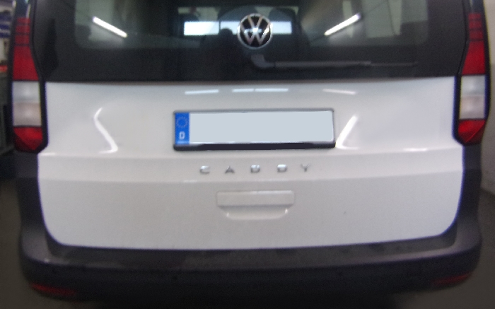 Anhängerkupplung für VW Caddy V, Kasten/ Bus/ Kombi, spez. Adblue, ohne Elektrosatzvorbereitung 2024- Ausf.: V-abnehmbar