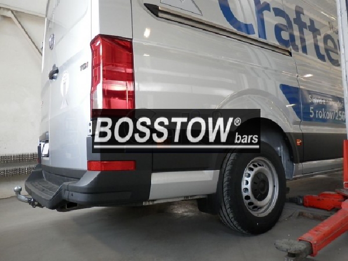 Anhängerkupplung für VW Crafter II 30-35, Kasten, Radstd. 3640mm, 4490mm, Fzg. mit Trittbrettst. m. Vorbereitung 2017-2023 Ausf.: starr