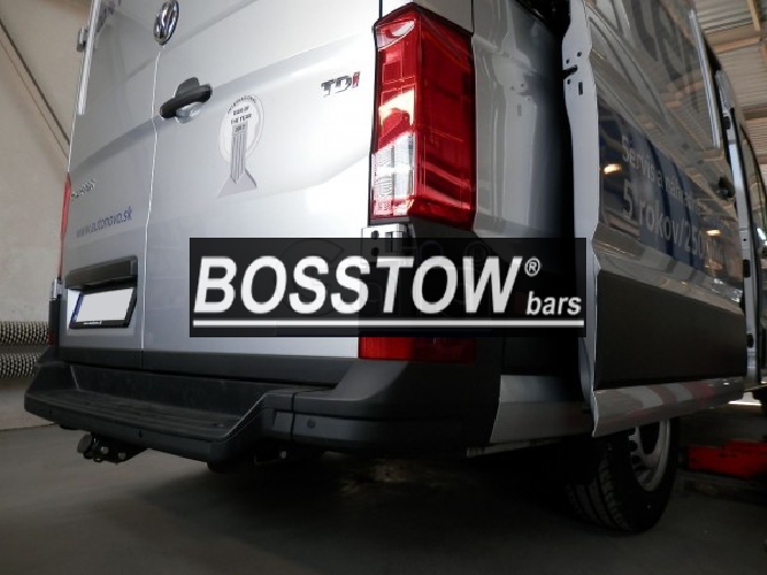 Anhängerkupplung für VW Crafter II 30-35, Kasten, Radstd. 3640mm, 4490mm, Fzg. mit Trittbrettst., o. Vorbereitung 2017-2023 Ausf.: abnehmbar