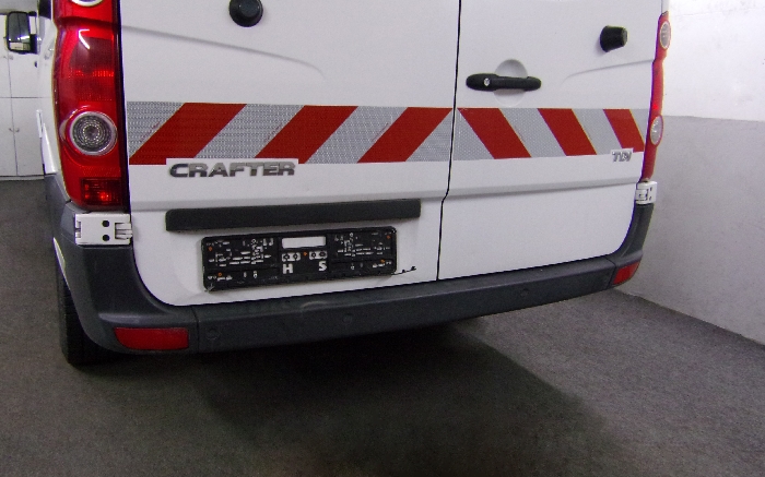 Anhängerkupplung für VW-Crafter I 30-35, Kasten, Radstd. 3665mm, Fzg. ohne Trittbrettst., Baureihe 2006-2017 starr