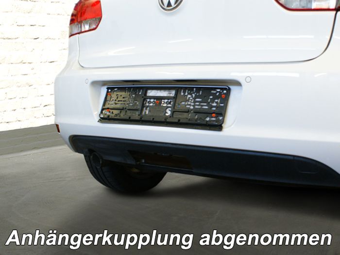 Anhängerkupplung für VW Golf VI Limousine, nicht 4x4 2008-2012 Ausf.: V-abnehmbar