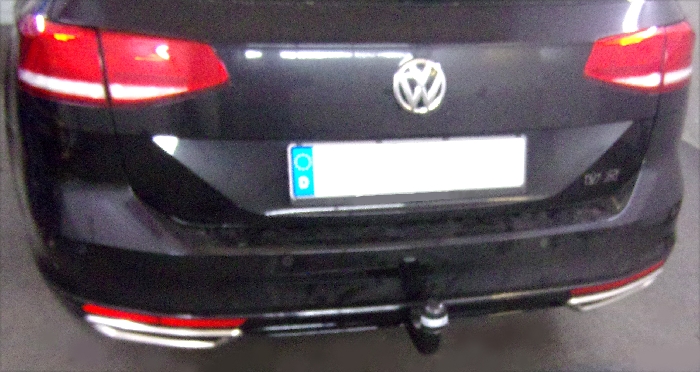 Anhängerkupplung für VW-Passat 3c, incl. 4-Motion, Variant, Baureihe 2014- V-abnehmbar