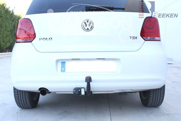 Anhängerkupplung für VW-Polo (6R)Steilheck / Coupé, Baureihe 2009-2014 starr