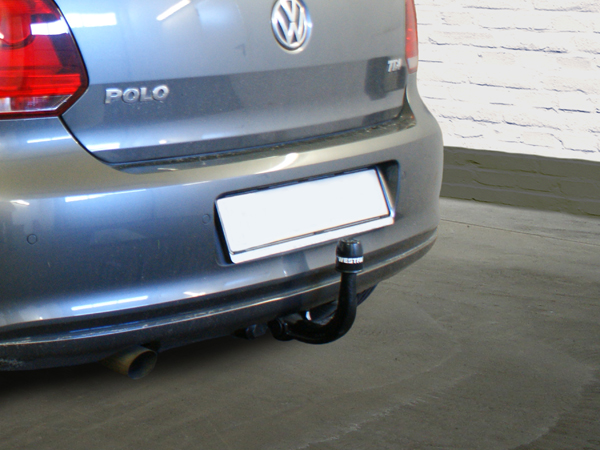 Anhängerkupplung für VW-Polo (6R)Steilheck / Coupé, Baureihe 2009-2014 V-abnehmbar