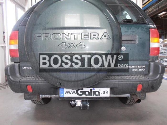 Anhängerkupplung für Opel-Frontera B, 4-türig, Baureihe 1998-2006 abnehmbar