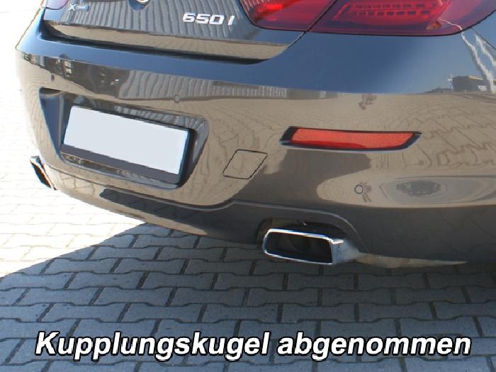 Anhängerkupplung für BMW-6er Coupe F13 m. M Sportpaket, nur für Fzg. mit Anhängelastfreigabe, Baureihe 2011-2015 V-abnehmbar