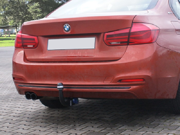 Anhängerkupplung für BMW 3er Limousine F30, spez. 330e, nur für Heckträgerbetrieb 2014-2018 Ausf.: V-abnehmbar