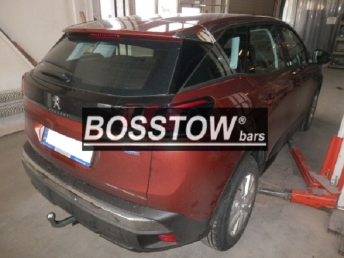 Anhängerkupplung für Peugeot 3008 spez. GT-Line, mit Esatz Vorbereitung 2016-2023 Ausf.: abnehmbar