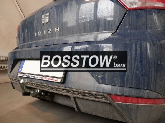 Anhängerkupplung für Seat-Ibiza Fließheck, Baureihe 2017-2021 abnehmbar