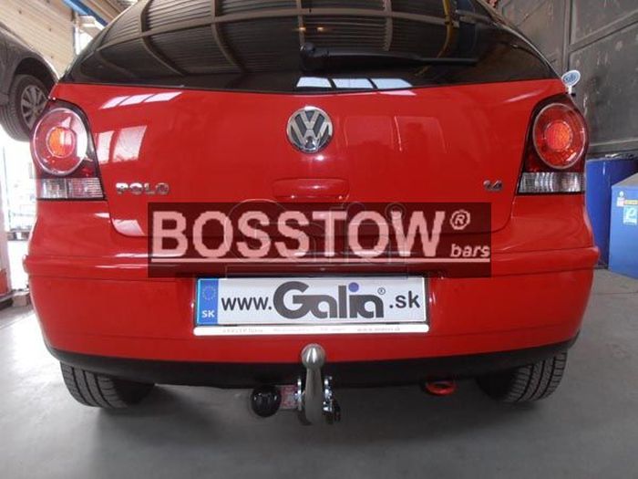 Anhängerkupplung für VW Polo (9N) Fun, nur für Fzg. mit Anhängelastfreigabe 2005-2009 Ausf.: abnehmbar