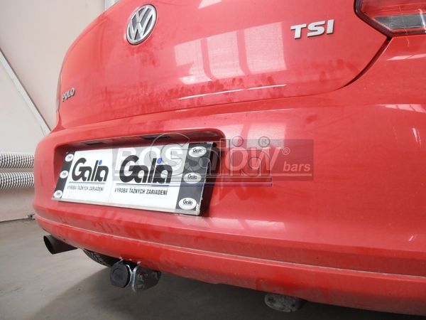 Anhängerkupplung für VW-Polo (6R)Steilheck / Coupé, Baureihe 2009-2014 abnehmbar