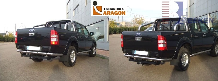 Anhängerkupplung für Ford-Ranger 4x4 WD, Baureihe 1999-2006 abnehmbar