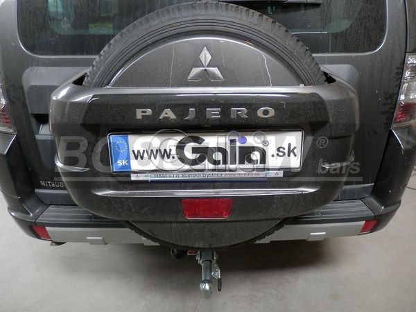 Anhängerkupplung für Mitsubishi Pajero V60 (kurzer Radstand) 2000-2002 Ausf.: abnehmbar