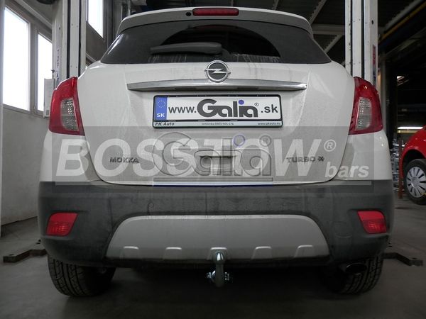 Anhängerkupplung für Opel-Mokka nicht für Fzg. mit Fahrradträgersystem Flex-Fix, mit Elektrosatzvorb., Baureihe 2012-2016 abnehmbar