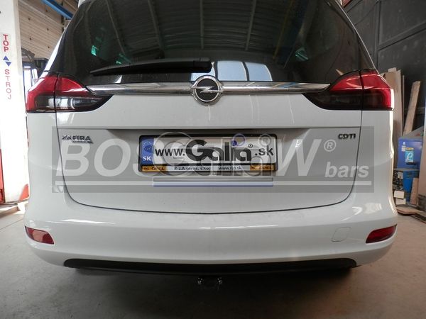 Anhängerkupplung für Opel-Zafira C, Tourer, spez. CNG, Baureihe 2016- abnehmbar