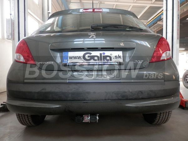 Anhängerkupplung für Peugeot-207 Cabrio, CC, Baureihe 2006- abnehmbar