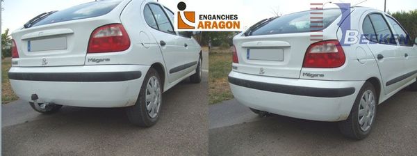 Anhängerkupplung für Renault Megane Fließheck, 3/ 5-türig 1999-2002 Ausf.: abnehmbar