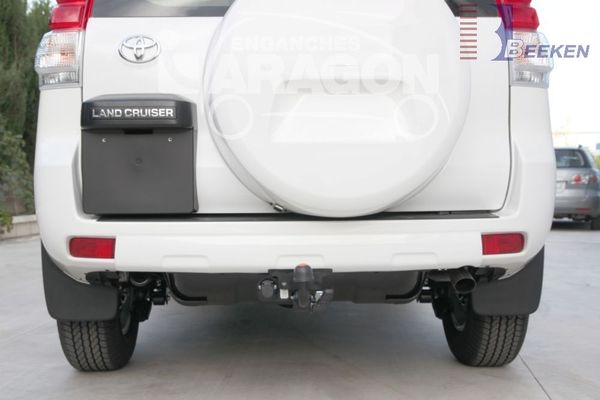 Anhängerkupplung für Toyota Landcruiser 120 (J12), 5-türig, Reserverad Heckklappe 2003-2009 Ausf.: abnehmbar