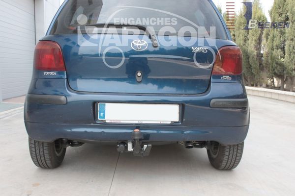 Anhängerkupplung für Toyota Yaris Fließheck, nicht TS (Sport) 1999-2005 Ausf.: abnehmbar