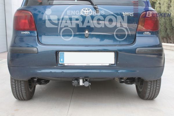 Anhängerkupplung für Toyota Yaris Fließheck, nicht TS (Sport) 1999-2005 Ausf.: abnehmbar