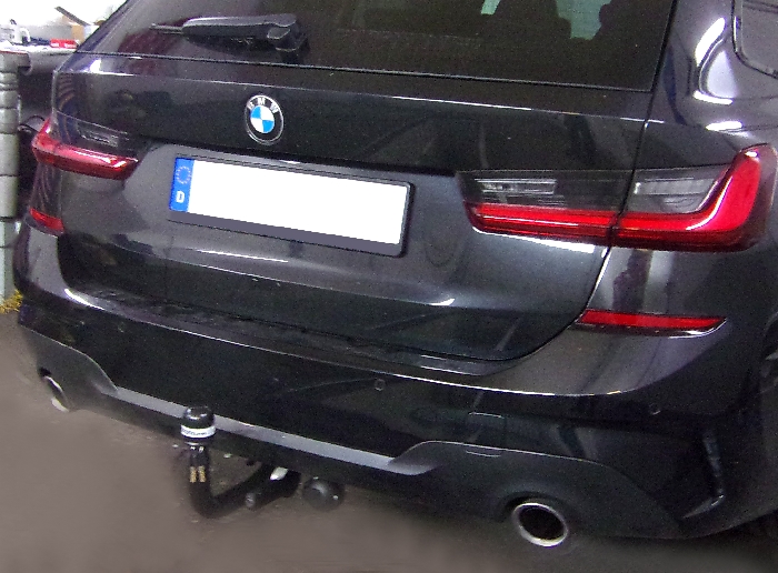Anhängerkupplung für BMW 3er Touring G21, spez. M-Paket 2019- Ausf.: V-abnehmbar