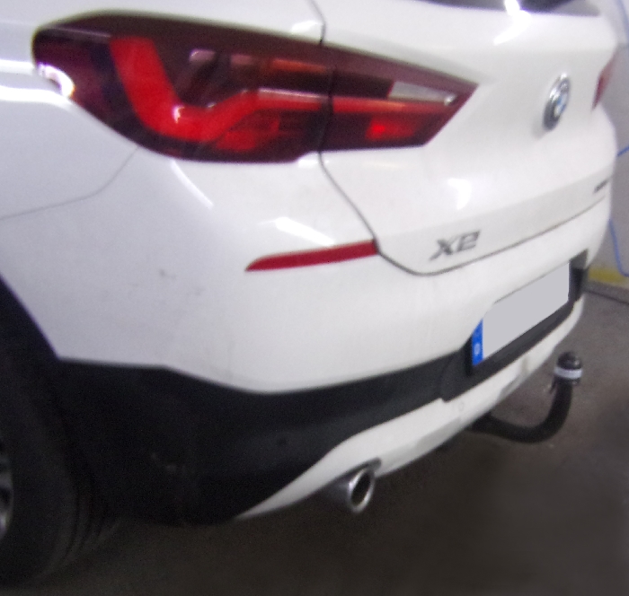 Anhängerkupplung für BMW X2 F39, spez. Plug-In Hybrid, nur für Heckträgerbetrieb 2020- Ausf.: V-abnehmbar