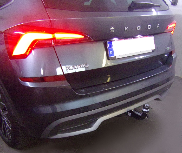 Anhängerkupplung für Skoda Kamiq spez. G-Tec, nur für Heckträgerbetrieb 2019-2023 Ausf.: V-abnehmbar