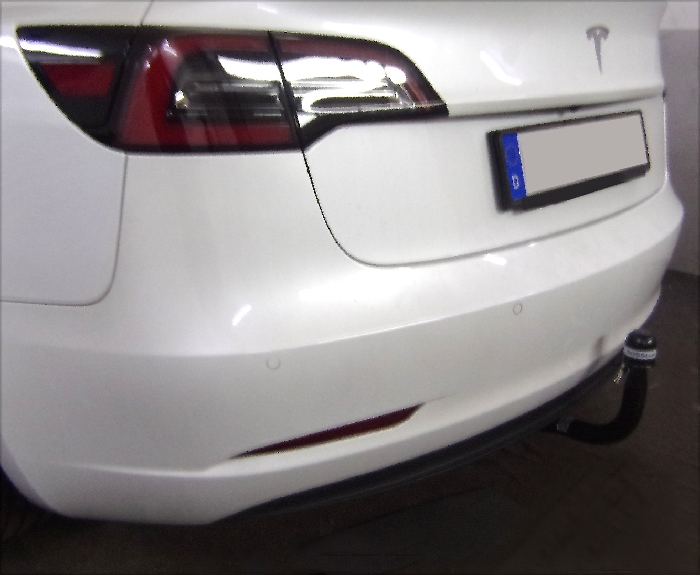 Anhängerkupplung für Tesla Model 3 Heckträgeraufnahme, nur für Heckträgerbetrieb, Montage nur bei uns 2020-2024 Ausf.: V-abnehmbar
