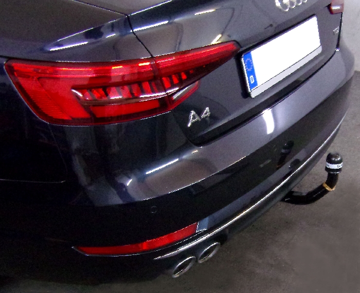 Anhängerkupplung für Audi A4 Limousine nicht Quattro, nicht RS4 und S4 2015-2024 Ausf.: V-abnehmbar
