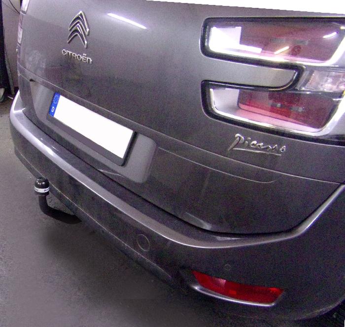 Anhängerkupplung für Citroen C4 Picasso u. Gran Picasso 2013-2018 Ausf.: V-abnehmbar 45 Grad