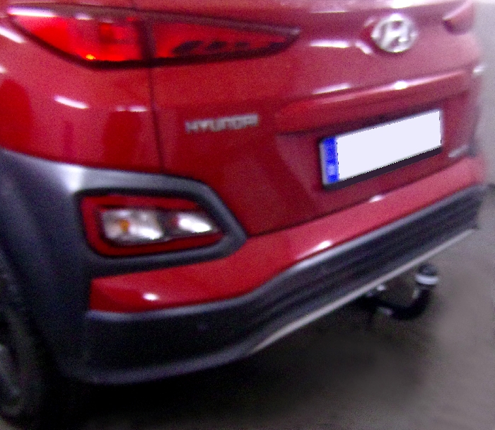 Anhängerkupplung für Hyundai Kona Elektro ohne E-Satz Vorbereitung, nur für Heckträgerbetrieb 2018-2023 Ausf.: V-abnehmbar
