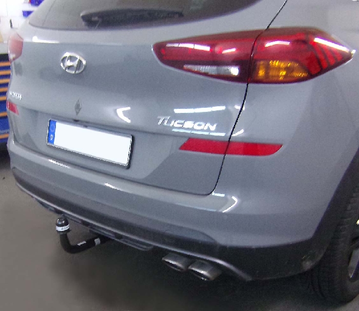 Anhängerkupplung für Hyundai Tucson spez. N-Line 2019-2020 Ausf.: V-abnehmbar